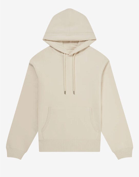 UCC Label Free Collection Organic Hoodie - Chalk