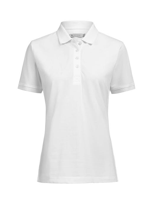 James Harvest Ladie Supreme Stretch Polo - White