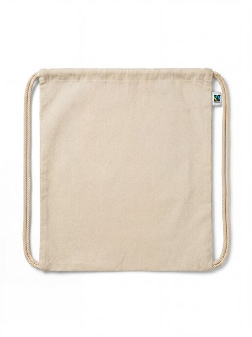 United Bags UB Aspen 5oz Fairtrade Cotton Drawstring - Natural