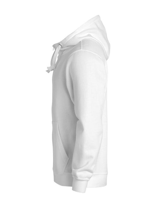 Clique Basic Hoody Full Zip Men's - White
