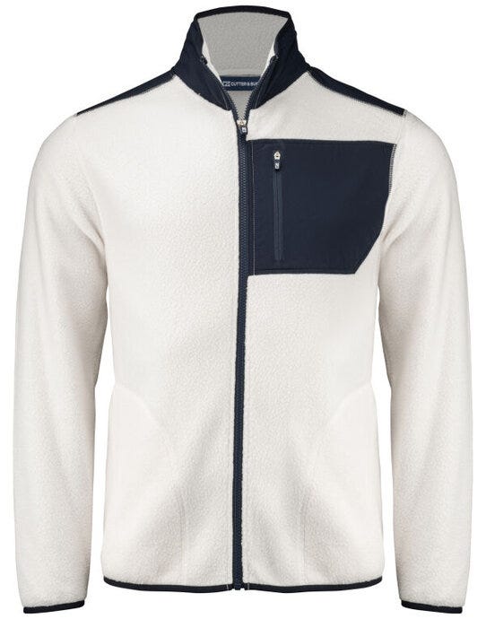 Cutter & Buck C&amp;B Cascade Sherpa Fleece - Shell White