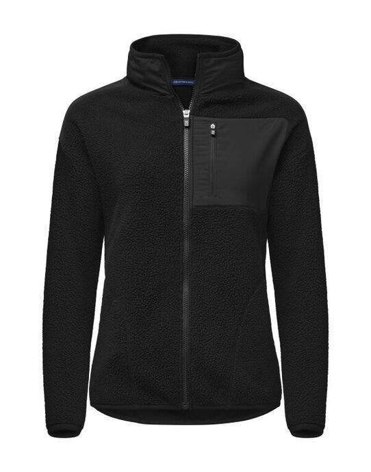 Cutter & Buck C&amp;B Ladies Cascade Sherpa Fleece - Black