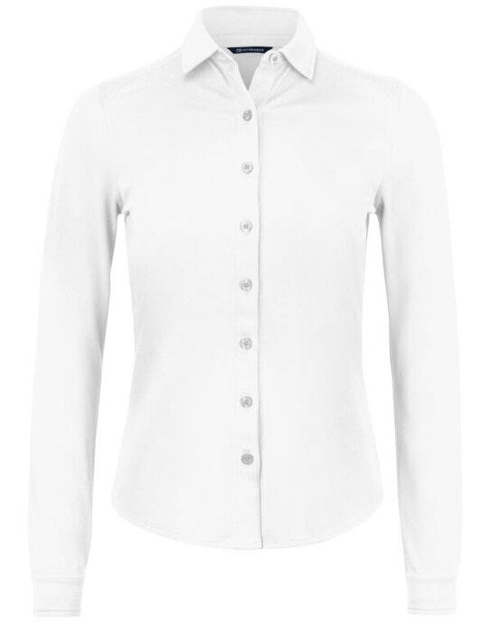 Cutter & Buck C&B Ladies Advantage Shirt - White