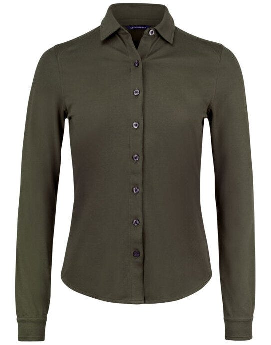 Cutter & Buck C&B Ladies Advantage Shirt - Ivy Green