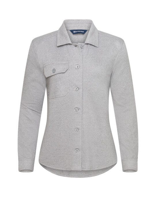 Cutter & Buck C&B Ladies Advantage Leisure Shirt - Grey Melange