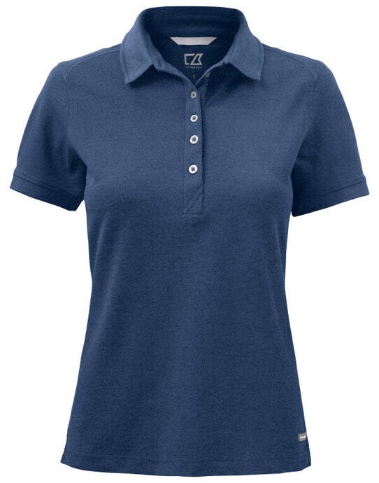 Cutter & Buck C&B Ladies Advantage Polo - Cobolt Melange