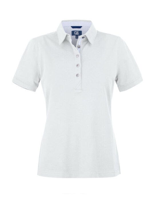 Cutter & Buck C&amp;B Ladies Advantage Premium Polo - White
