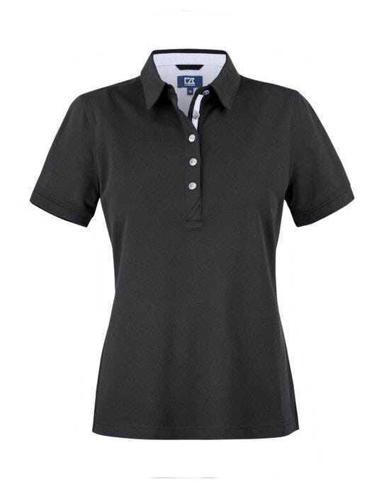 Cutter & Buck C&amp;B Ladies Advantage Premium Polo - Black