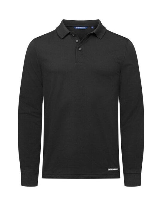 Cutter & Buck C&amp;B Advantage Long Sleeve Polo - Black