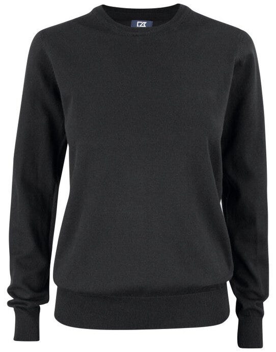 Cutter & Buck C&amp;B Ladies Oakville Crewneck Sweat - Black