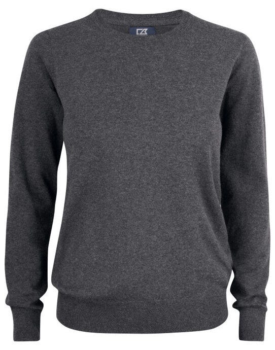 Cutter & Buck C&amp;B Ladies Oakville Crewneck Sweat - Anthracite Melange
