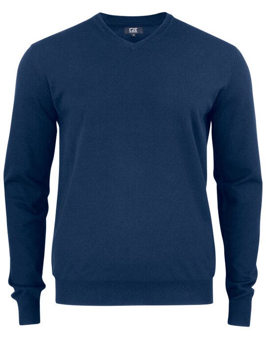 Cutter & Buck C&amp;B Oakville V-Neck Sweater - Dark Navy