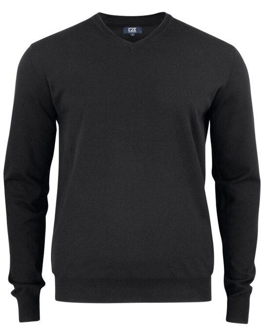 Cutter & Buck C&amp;B Oakville V-Neck Sweater - Black