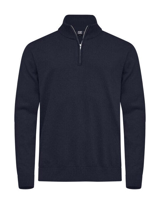 Cutter & Buck C&amp;B Oakville Half Zip Sweater - Dark Navy