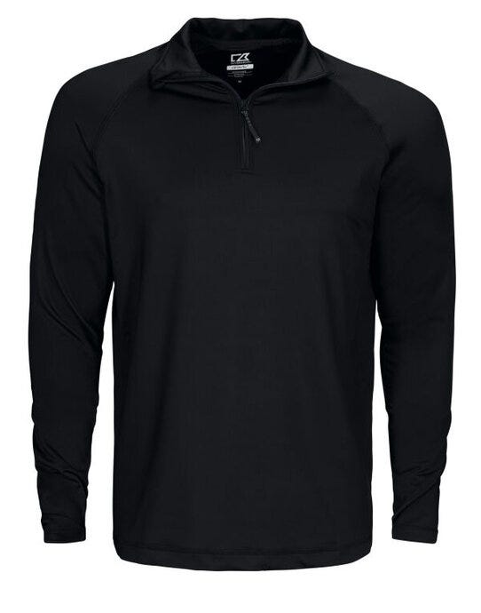 Cutter & Buck C&amp;B Coos Bay Half Zip - Black