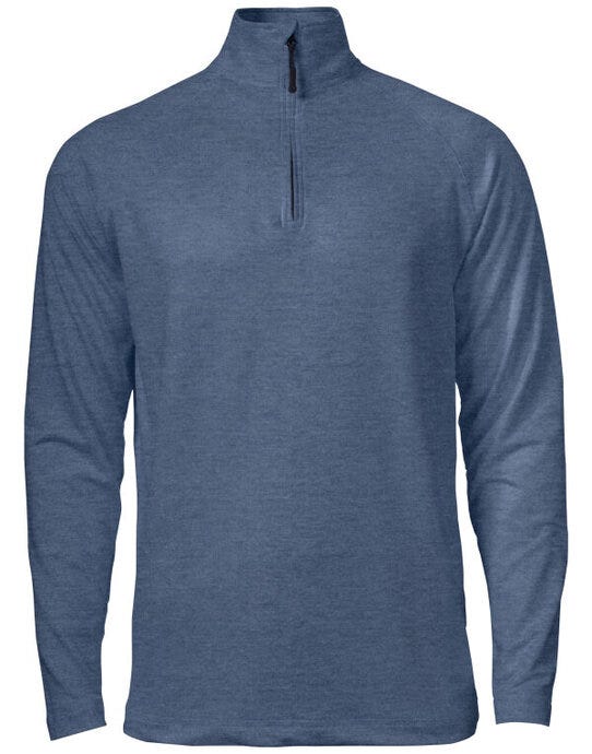 Cutter & Buck C&amp;B Coos Bay Half Zip - Slate Blue
