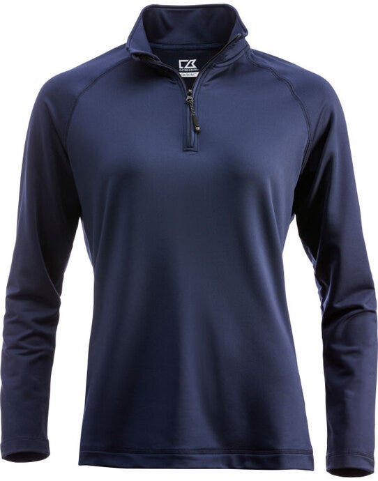 Cutter & Buck C&amp;B Ladies Coos Bay Half Zip - Dark Navy