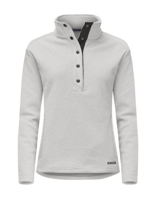 Cutter & Buck C&B Ladies Hunts Point Fleece - Silver