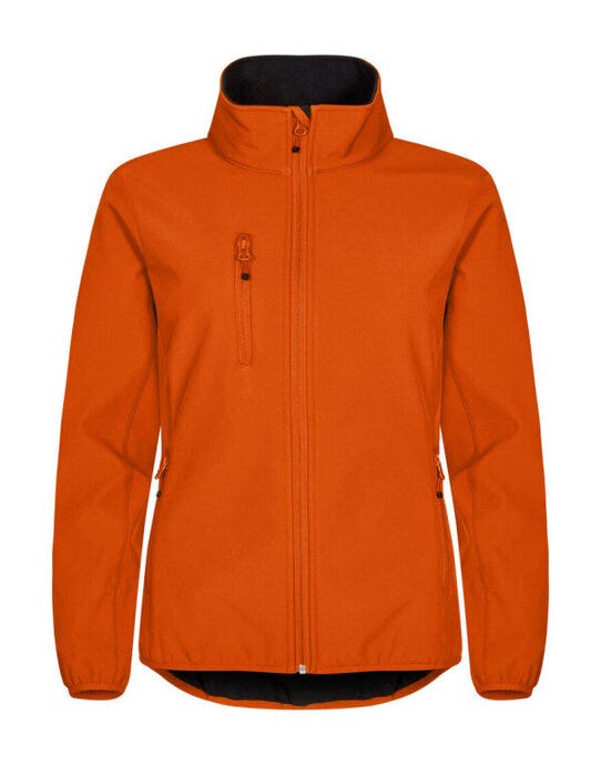 Clique Ladies Classic Softshell Jacket - Blood Orange