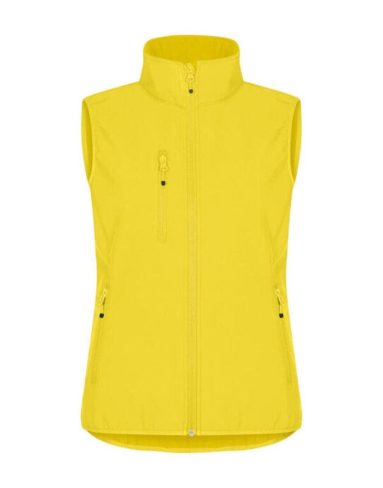 Clique Ladies Classic Softshell Vest - Lemon
