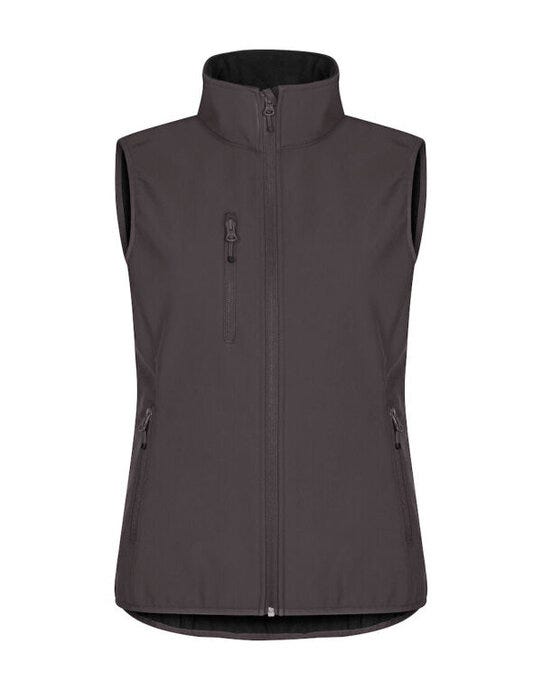 Clique Ladies Classic Softshell Vest - Dark Grey