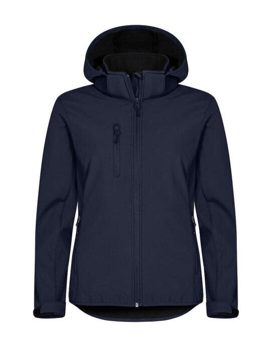 Clique Ladies Classic Softshell Hoody - Dark Navy