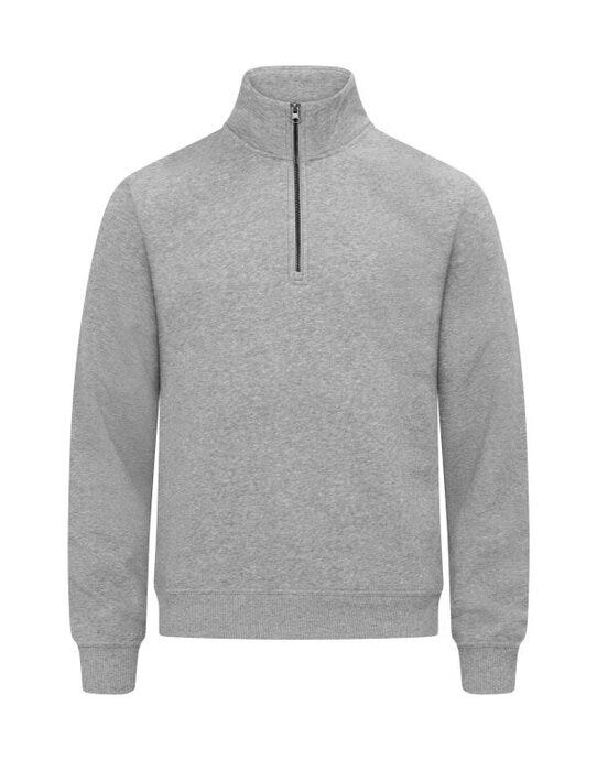 Clique Miami Half Zip - Grey Melange
