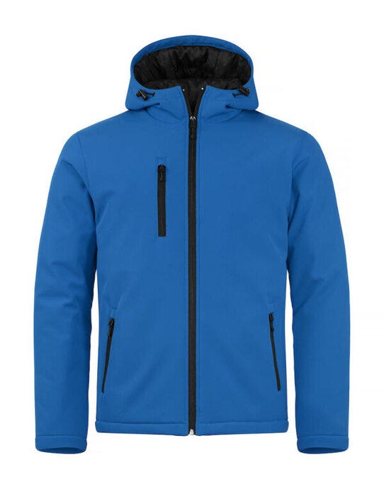 Clique Padded Hoody Softshell - Royal Blue