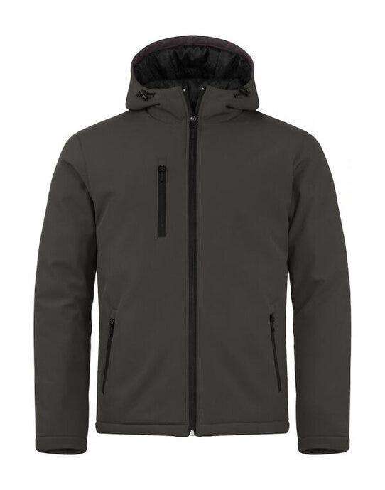 Clique Padded Hoody Softshell - Dark Grey