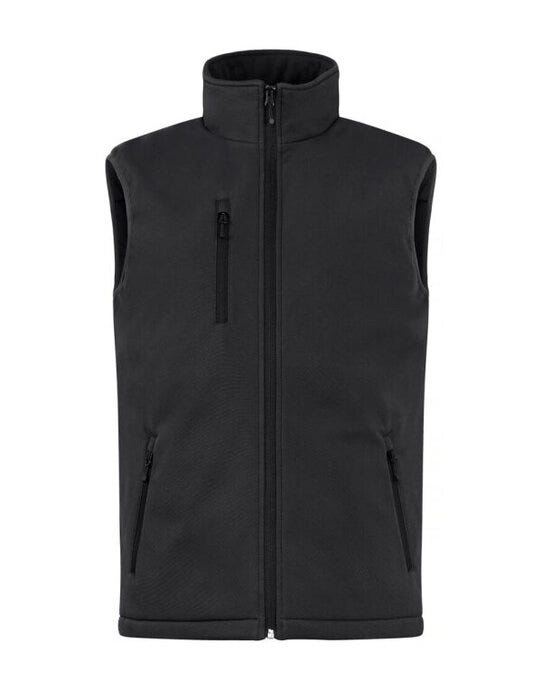 Clique Padded Softshell Vest - Black