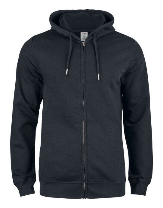Clique Premium OC Full Zip Hoody - Black