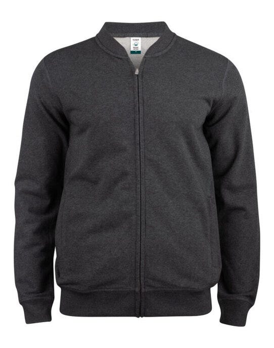 Clique Premium OC Cardigan - Anthracite Melange