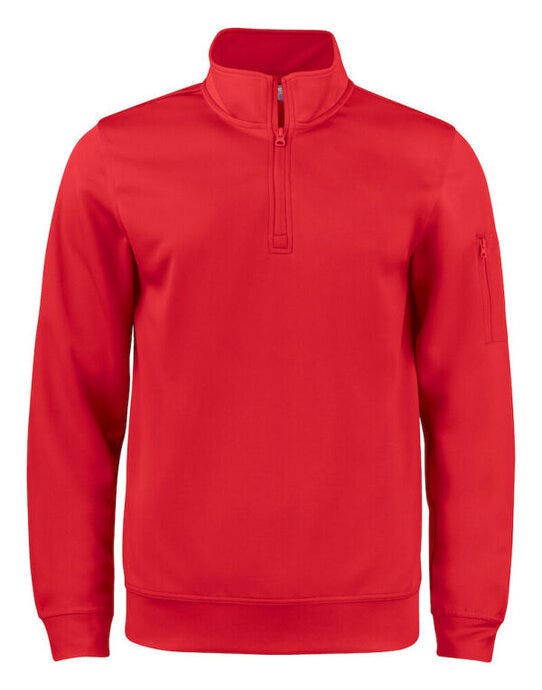 Clique Basic Active Half Zip - Red