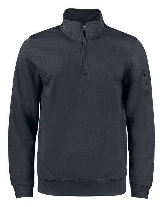 Clique Basic Active Half Zip - Black