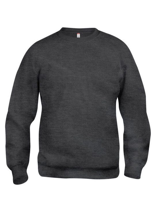 Clique Basic Roundneck - Anthracite Melange