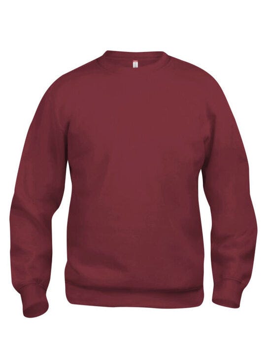 Clique Basic Roundneck - Burgundy
