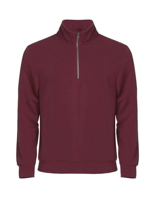 Clique Basic Half Zip - Burgundy
