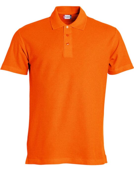 Clique Basic Polo - Blood Orange