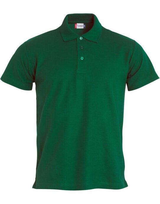 Clique Basic Polo - Bottle Green