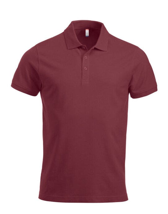 Clique Short Sleeve Classic Lincoln - Burgundy