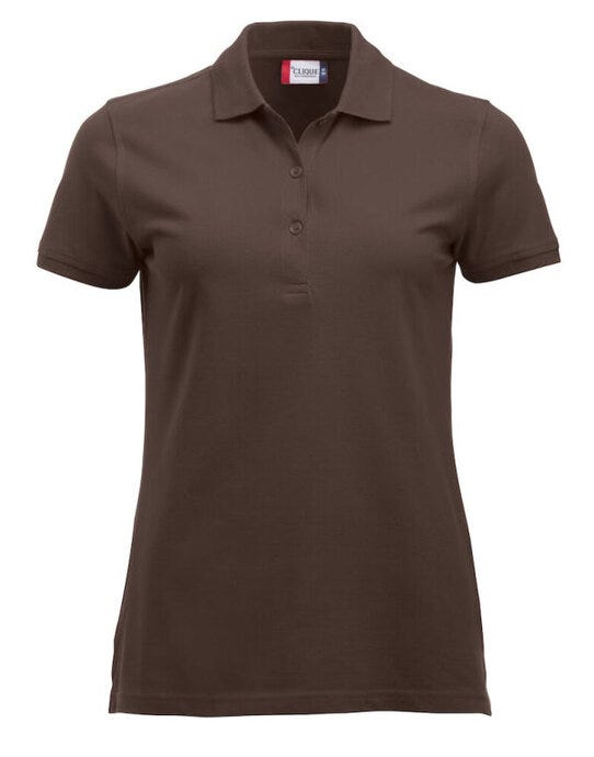 Clique Short Sleeve Classic Marion - Dark Mocca