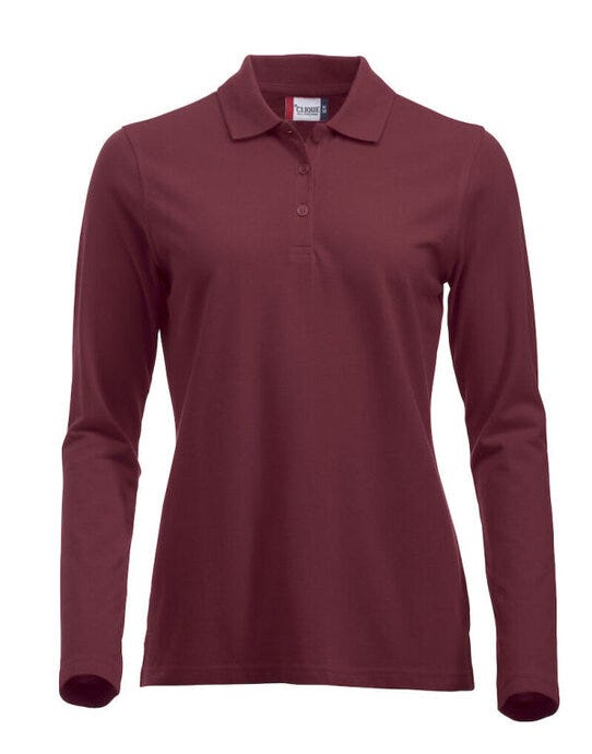 Clique Long Sleeve Classic Marion - Burgundy