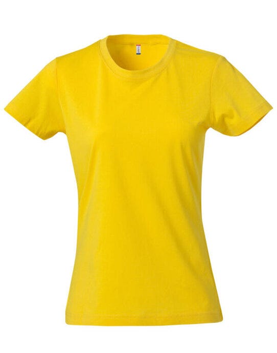 Clique Ladies Basic T - Lemon