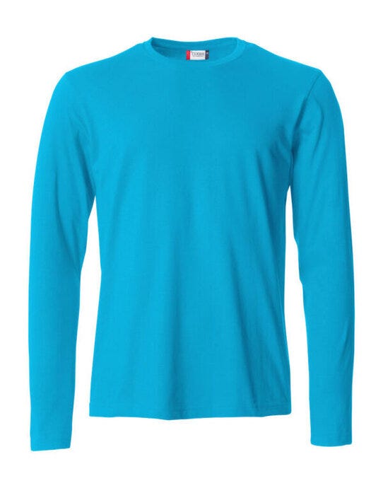 Clique Basic Long Sleeve T - Turquoise