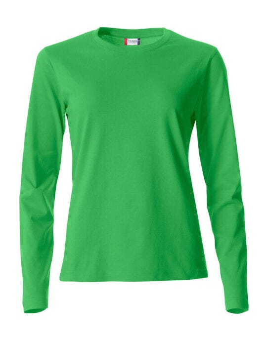 Clique Ladies L/S Basic-T - Apple Green