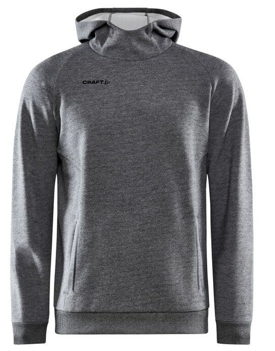 Craft Men's Core Soul Hood Sweatshirt - Dark Grey Melange