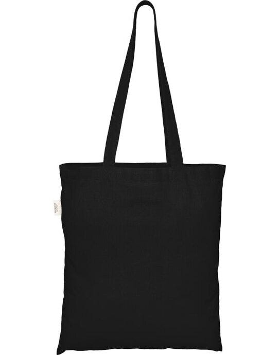 EcoTote 100% Recycled Cotton Tote Bag - Black