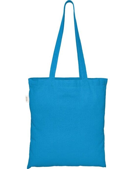 EcoTote 100% Recycled Cotton Tote Bag - Light Blue