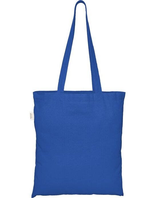 EcoTote 100% Recycled Cotton Tote Bag - Royal Blue