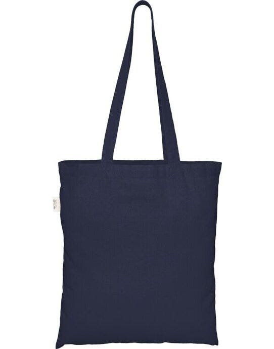EcoTote 100% Recycled Cotton Tote Bag - Navy